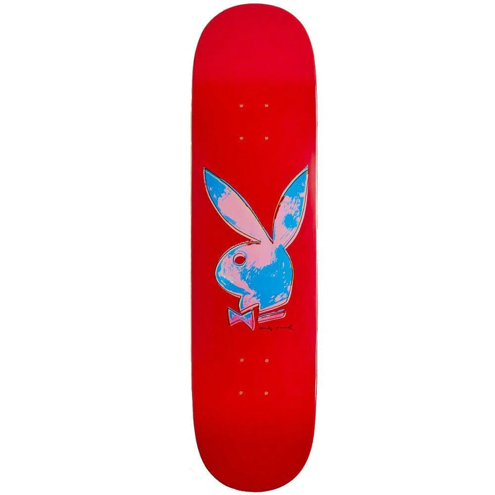 COLOR BARS - PLAYBOY ANDY WARHOL RED 8.25 SKATEBOARD DECK