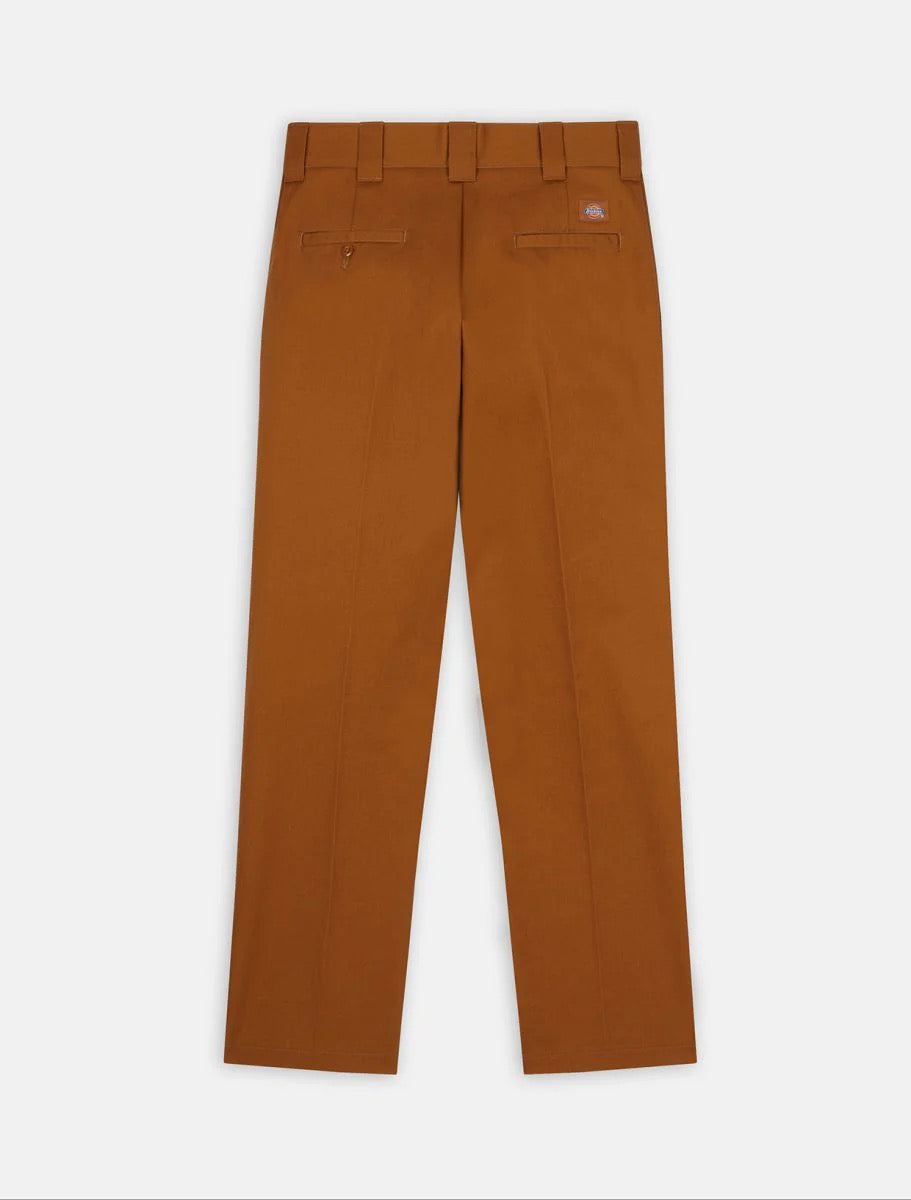 Dickies 873 Flat Front Slim Straight Pant Men's Duck Brown