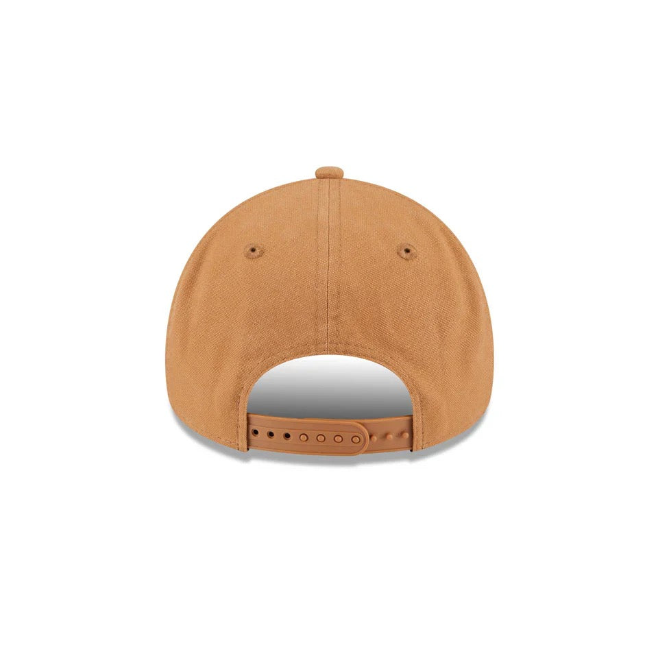 NEW ERA LOS ANGELES DODGERS WASHED CANVAS BRONZE 9FORTY A-FRAME SNAPBACK