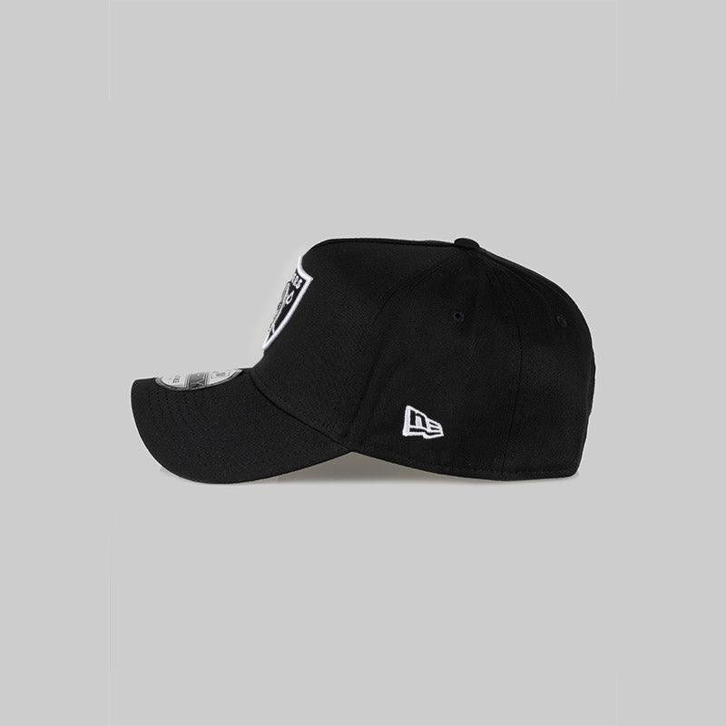 NEW ERA 940 A-FRAME RAIDERS CAP - BLACK METALLIC SILVER