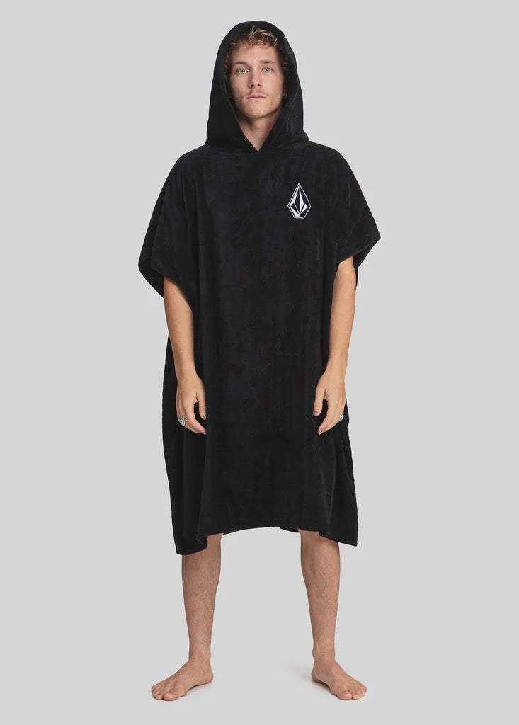 Volcom Stone Hooded Towel - Black - New