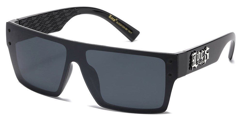 LOCS SUNGLASSES - BLACK (Carbon look Inside arm)
