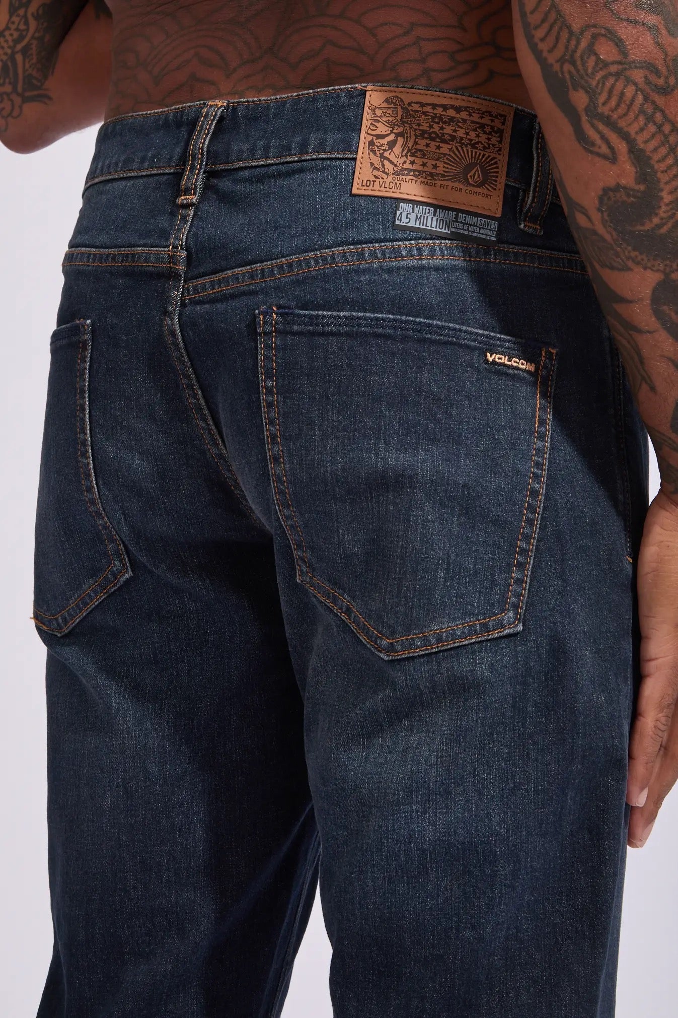 Volcom Vorta Denim Jeans Men's Navy