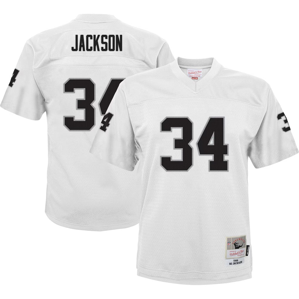 Mitchell & Ness NFL Raiders 1988 Bo Jackson Jersey White