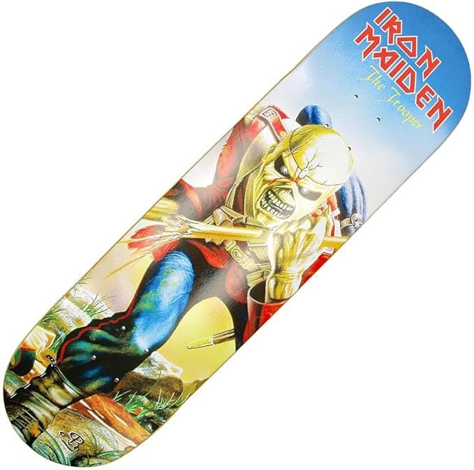 Zero x Iron Maiden Skateboard Deck - The Trooper 8.25''