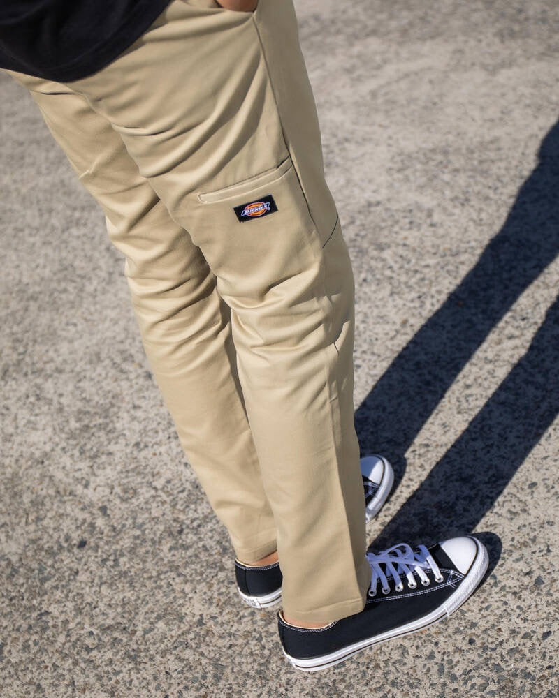 Dickies 811 Skinny Fit Double Knee Pant Mens's Desert Sand