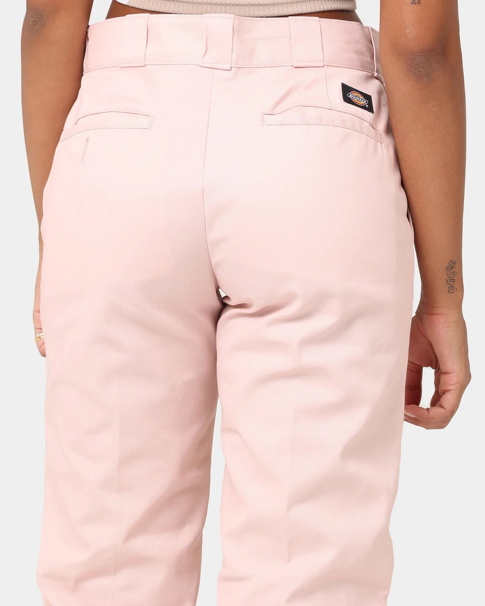 Dickies 875 Flat Front Tapered Original Fit Pants PINK