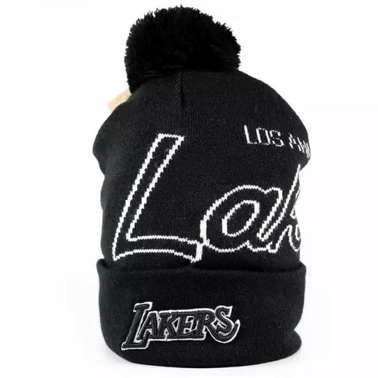 Mitchell & Ness Lakers Script Burst Beanie
