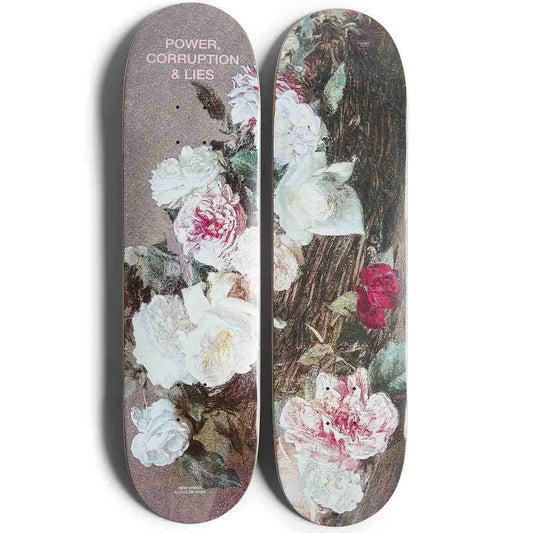 COLOR BARS - NEW ORDER POWER, CORRUPTION & LIES SKATEBOARD 2 DECK SET 8.25