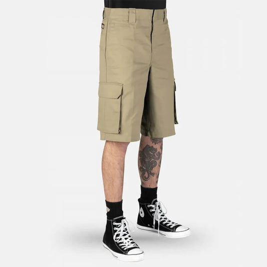 Dickies 131 Slim Straight CARGO Pocket Shorts Mens's Khaki