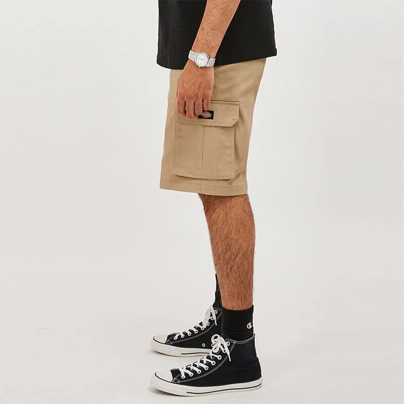 Dickies 131 Slim Straight CARGO Pocket Shorts Mens's Khaki
