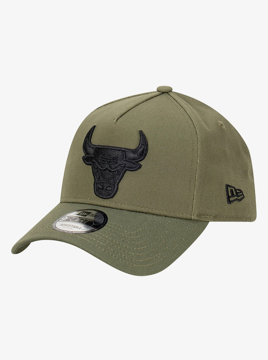 New Era Bulls 9FORTY A-FRAME SNAPBACK New Olive
