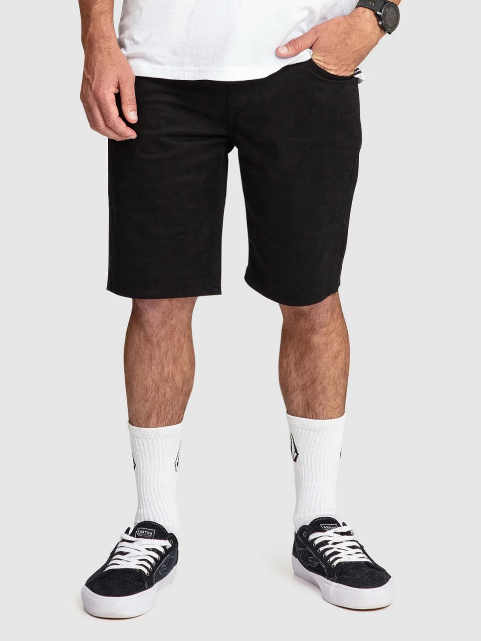 Volcom Solver Lite 5 Pocket Short Men's Black