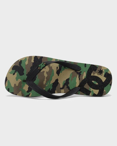 DC Spray Graffik Jandals Black Camo