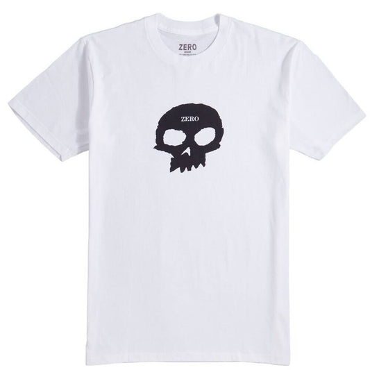 Zero Single Skull White/Black T-Shirt Men's
