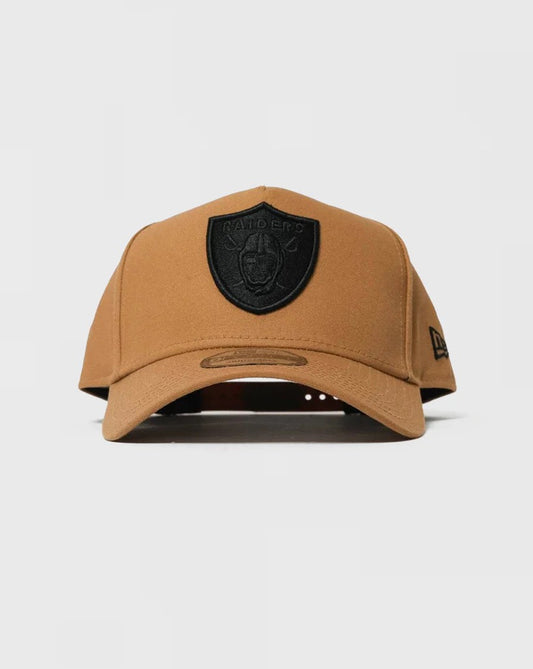 NEW ERA 940 A-FRAME LAS VEGAS RAIDERS CAP - WHEAT