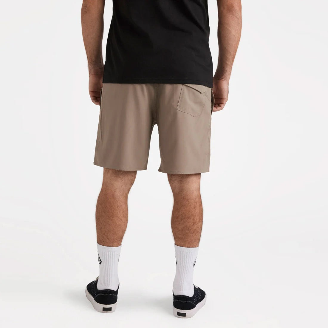 Volcom Sparklestone Elastic Waist Hybrid Short Men's Brindle