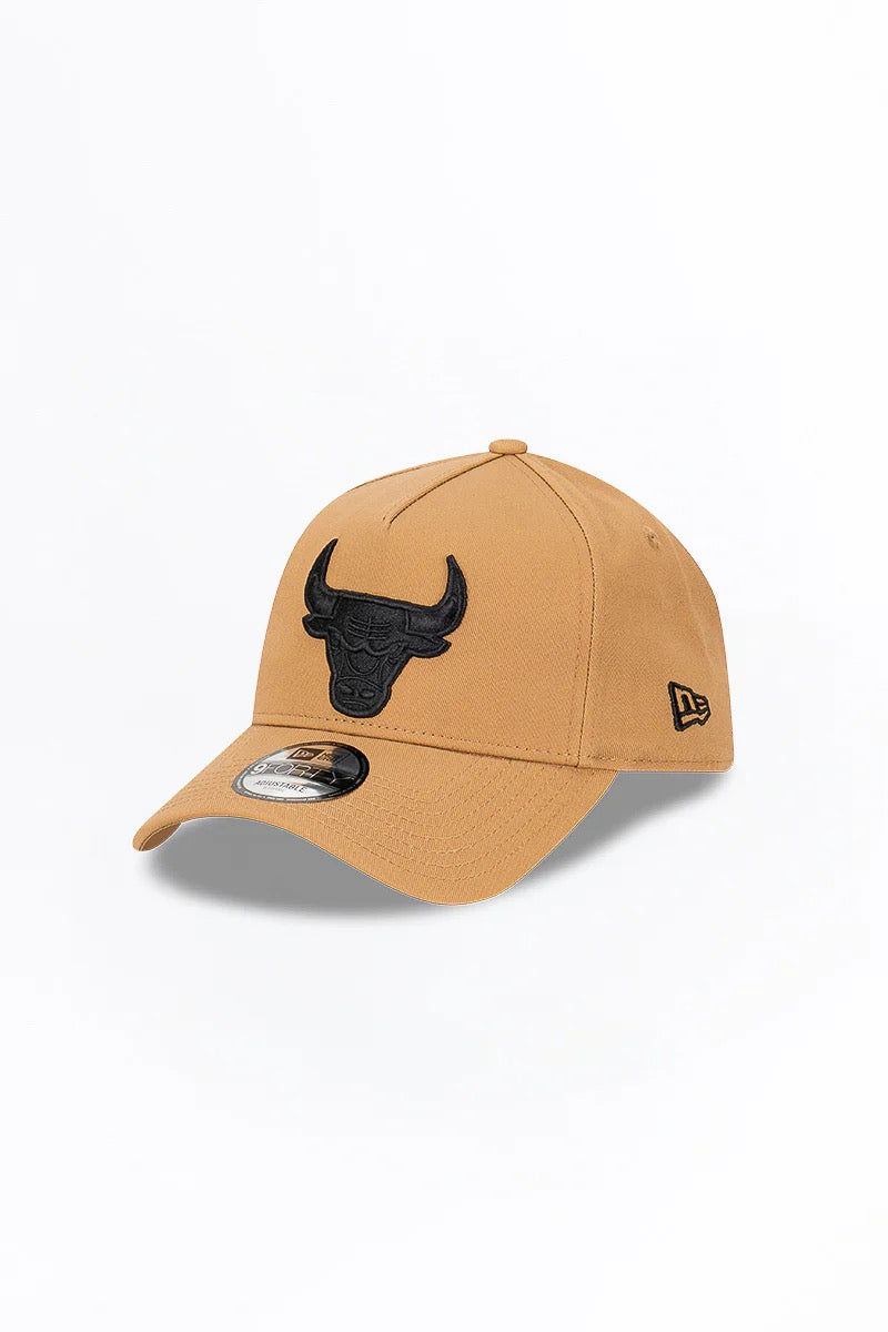 NEW ERA 940 A-FRAME CHICAGO BULLS CAP - WHEAT