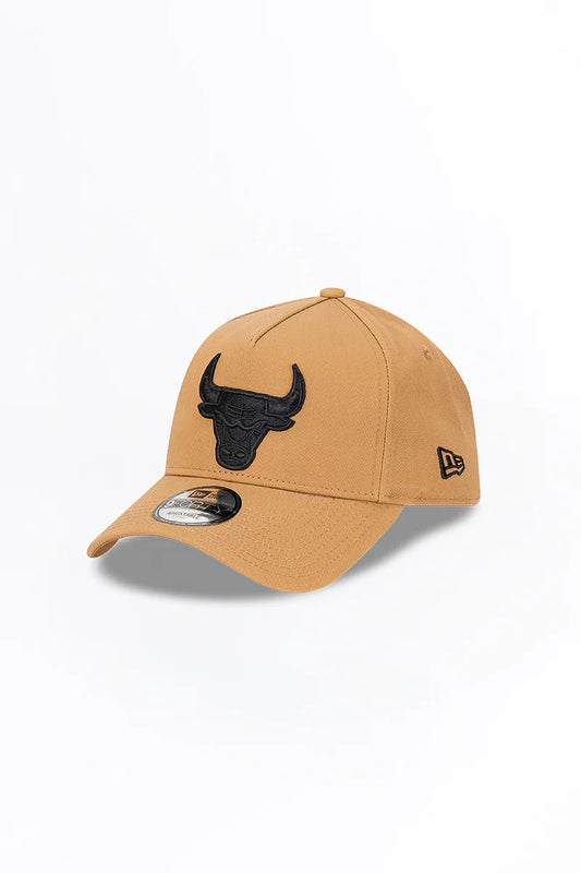 NEW ERA 940 A-FRAME CHICAGO BULLS CAP - WHEAT