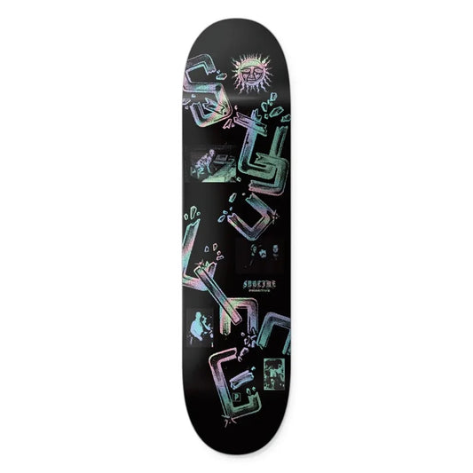 Primitive X Sublime Hello Black 8.25 Skateboard Deck