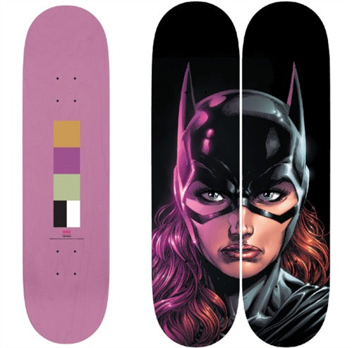 Color Bars Gotham Skateboard Set, Size 8.25 BATGIRL