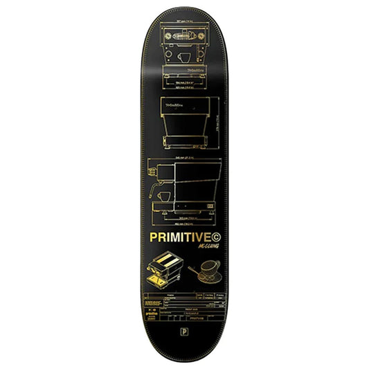 PRIMITIVE SKATEBOARDS MCCLUNG DOUBLE SHOT DECK 8.12