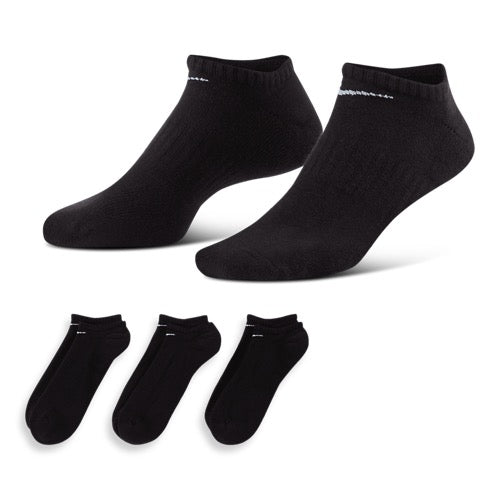 Nike Socks Everyday Cushioned No Show 3 PAIRS Black