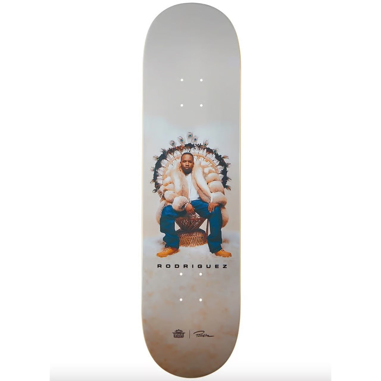 Primitive X Outkast Paul Rodriguez Regal Skateboard Deck 8.25" X 31.85"