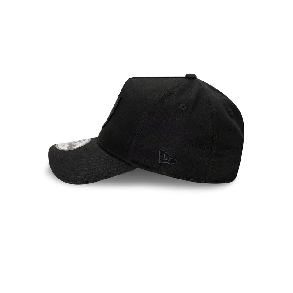 NEW ERA 940 A-FRAME RAIDERS CAP - TRIPLE BLACK