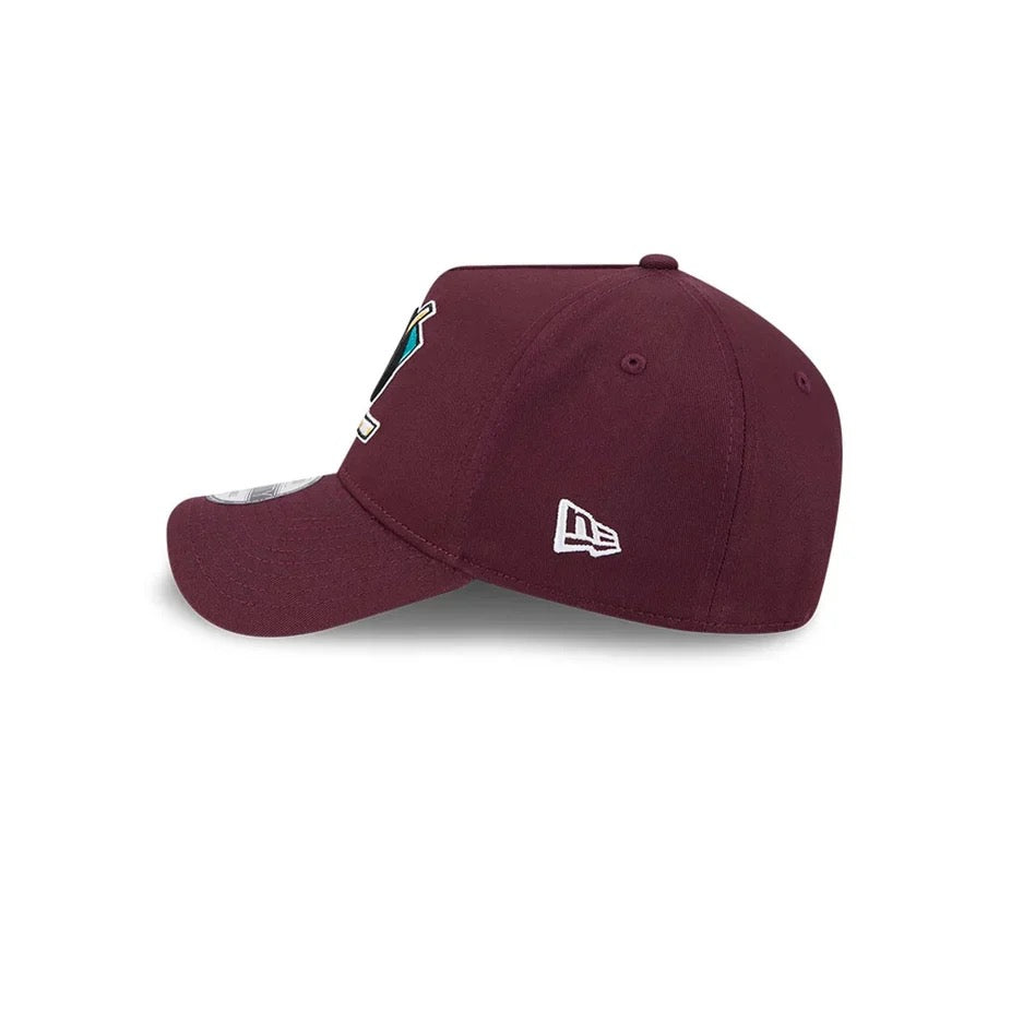 NEW ERA 940 A-FRAME RETRO DUCKS MAROON