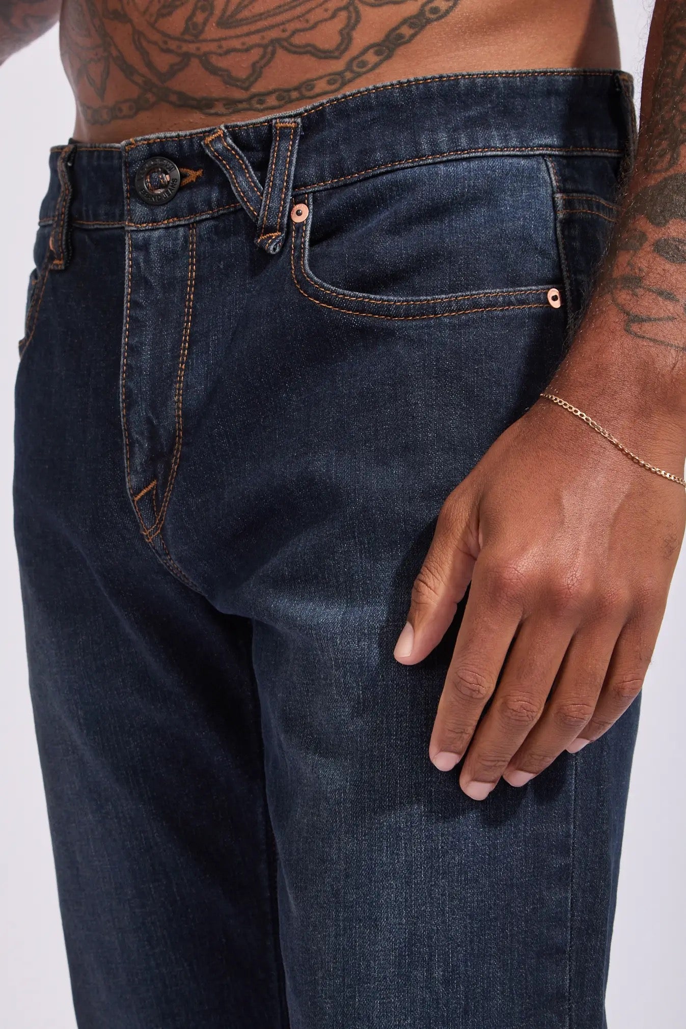 Volcom Vorta Denim Jeans Men's Navy