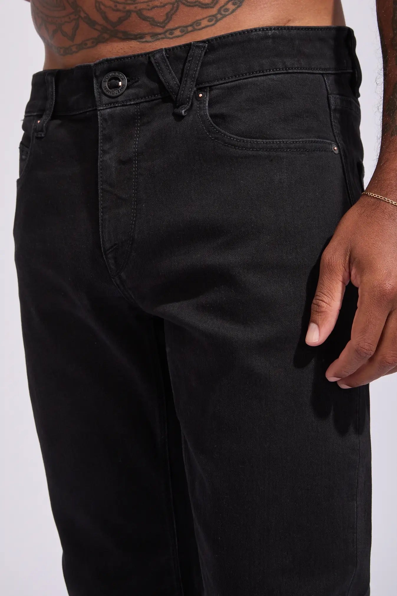 Volcom Vorta Denim Jeans Men's Blackout