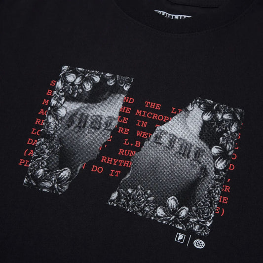 PRIMITIVE X SUBLIME RHYTHM HEAVYWEIGHT BOXY TEE BLACK