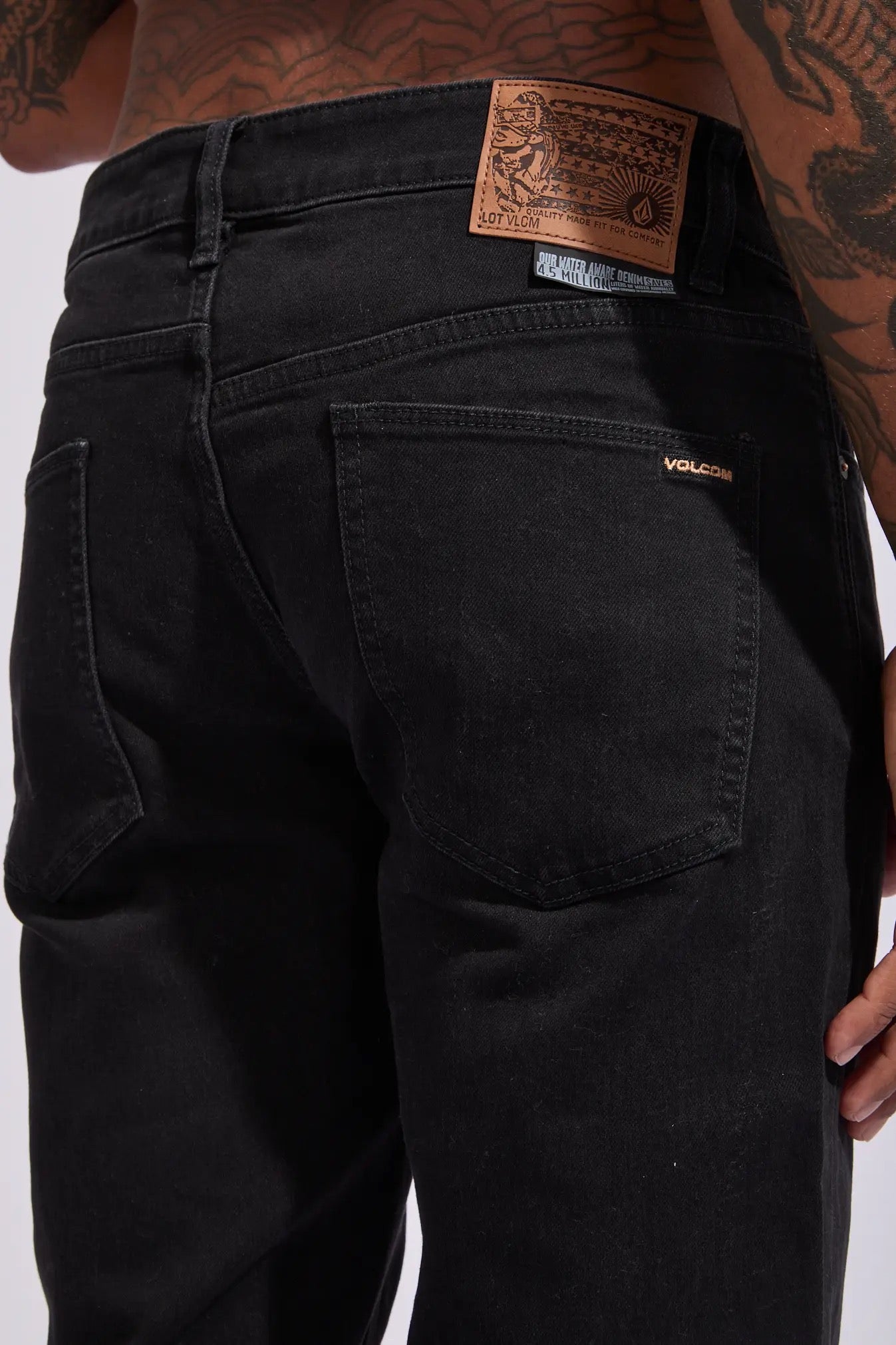Volcom Vorta Denim Jeans Men's Blackout
