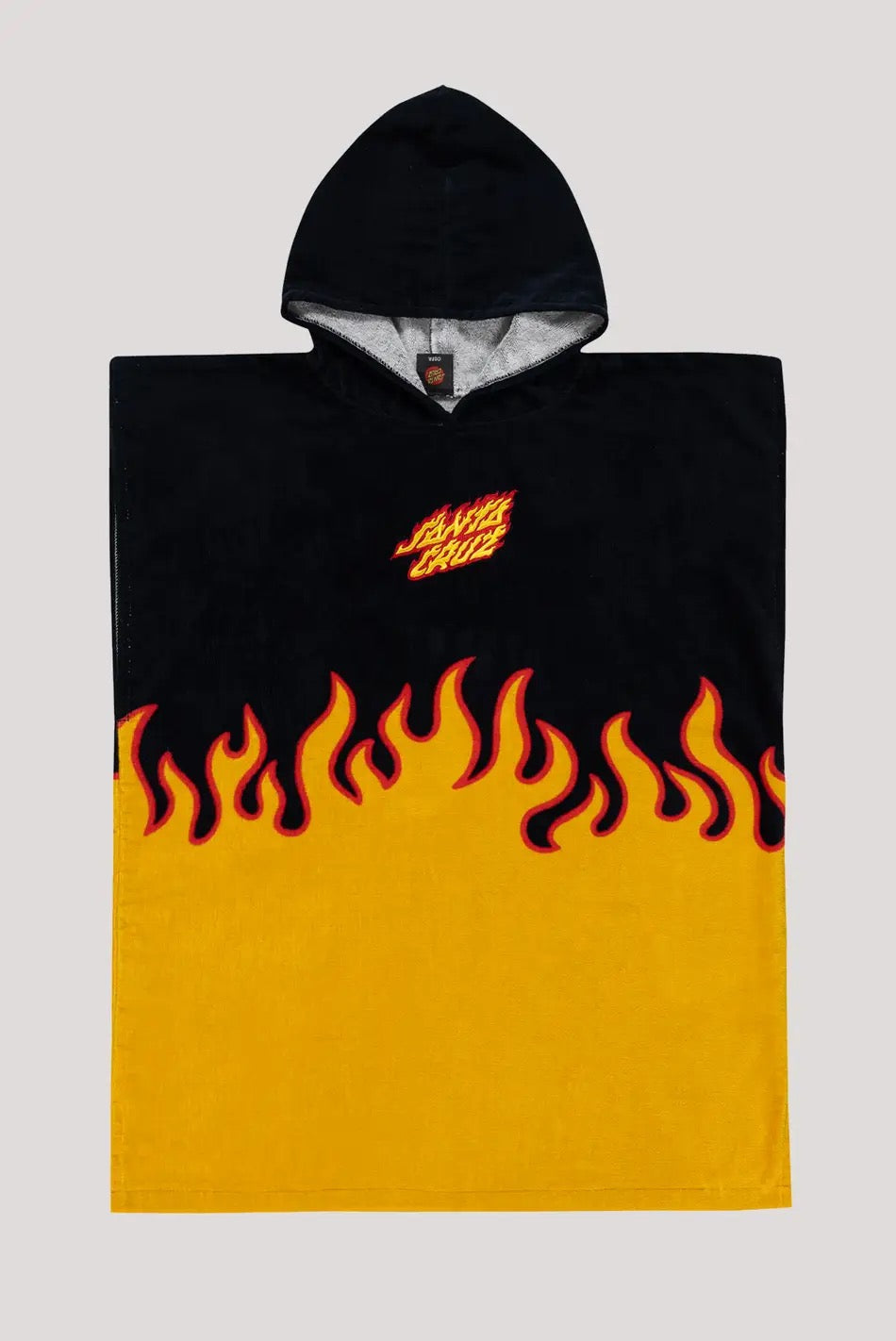 Santa Cruz Youth Flaming Stack Hooded Towel