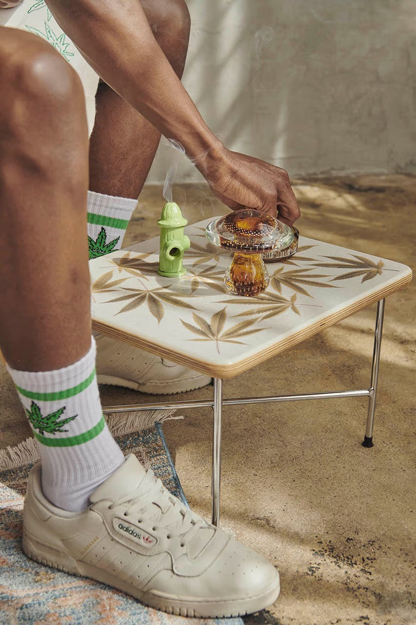 HUF x Modernica Plantlife Shell Dowell Chair and Base Table