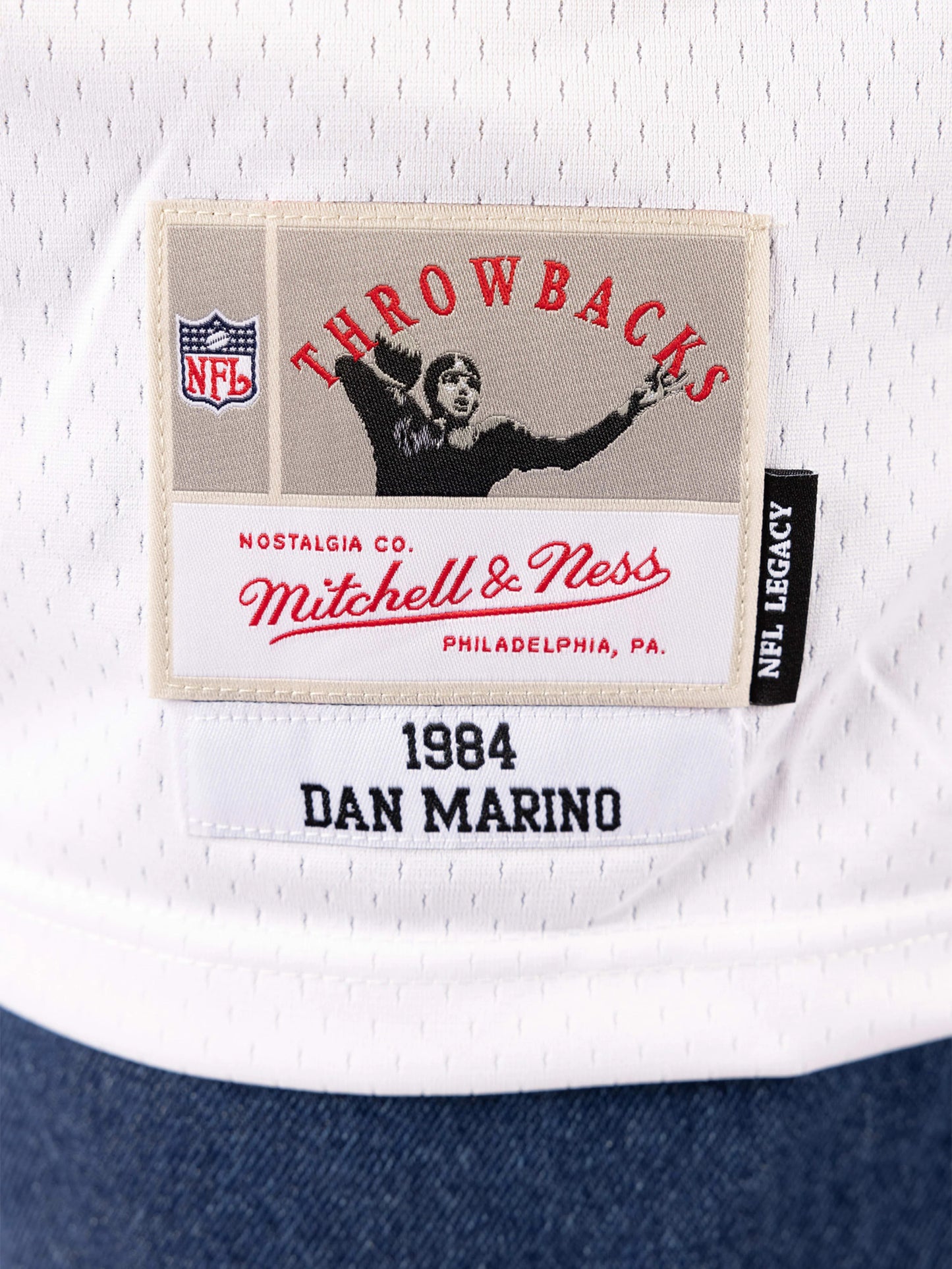 Mitchell & Ness NFL DAN MARINO 1984 MIAMI DOLPHINS ROAD LEGACY JERSEY
