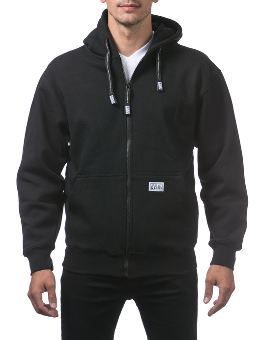 Pro Club Full Zip Hoody Black