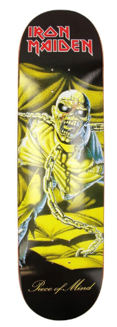 ZERO SKATEBOARDS x Iron Maiden Piece Of Mind Skateboard Deck 8.375"